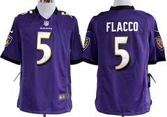 Nike Baltimore Ravens 5 Joe Flacco Purple Game NFL Jerseys Cheap