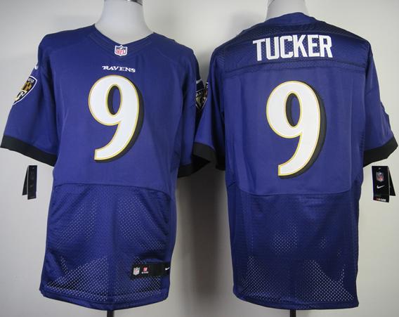 Nike Baltimore Ravens 9 Justin Tucker Purple Elite NFL Jerseys 2013 New Style Cheap