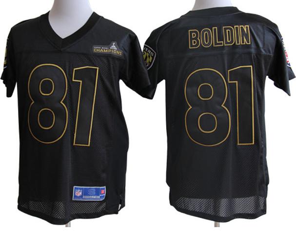 Nike Baltimore Ravens 81 Anquan Boldin Black Super Bowl XLVII Champions Jersey Cheap