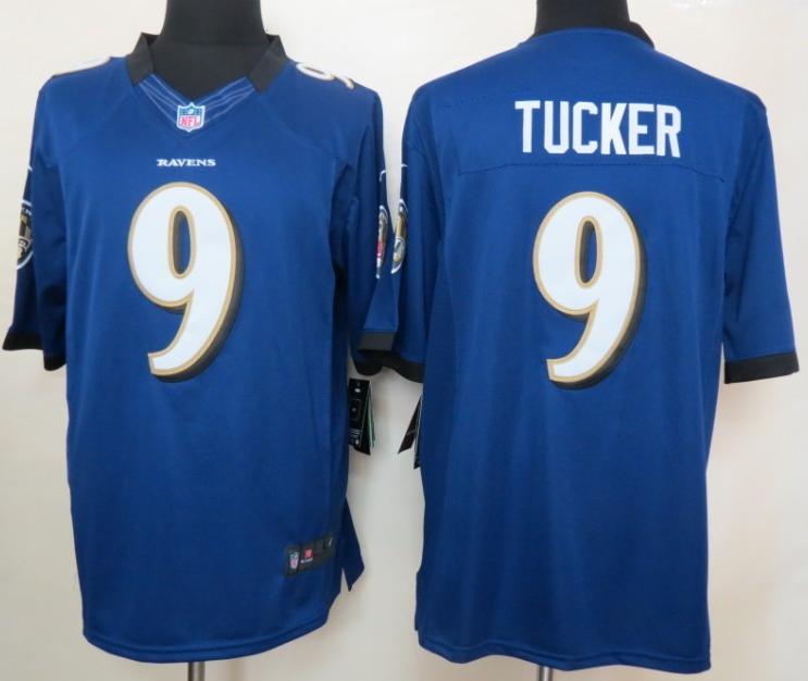 Nike Baltimore Ravens 9 Justin Tucker Purple LIMITED NFL Jerseys Cheap