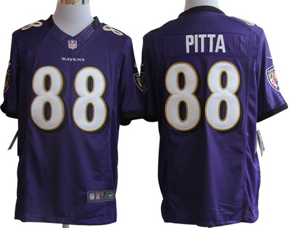 Nike Baltimore Ravens 88 Dennis Pitta Purple LIMITED NFL Jerseys Cheap