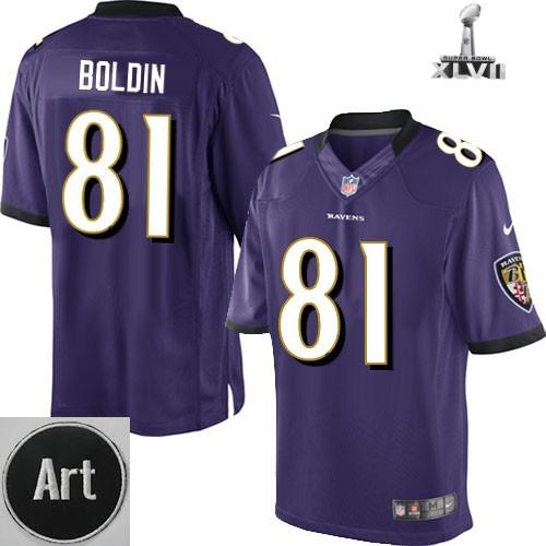 Nike Baltimore Ravens 82 Torrey Smith Elite Grey Shadow 2013 Super Bowl NFL Jersey Art Patch Cheap