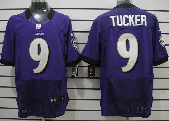 Nike Baltimore Ravens #9 Justin Tucker Purple Elite NFL Jerseys Cheap