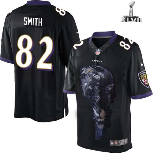 Nike Baltimore Ravens 82 Torrey Smith Limited Helmet Tri Blend Black 2013 Super Bowl NFL Jersey Cheap
