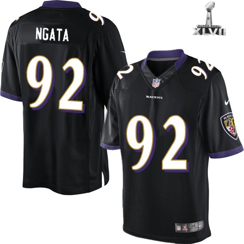 Nike Baltimore Ravens 92 Haloti Ngata Limited Black 2013 Super Bowl NFL Jersey Cheap