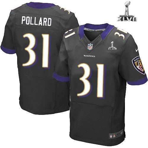 Nike Baltimore Ravens 31 Bernard Pollard Elite Black 2013 Super Bowl NFL Jersey Cheap
