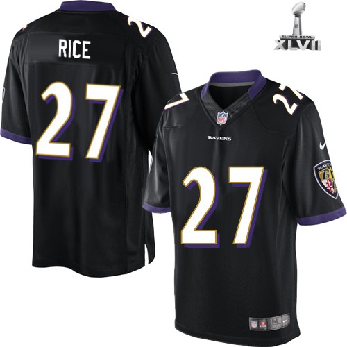 Nike Baltimore Ravens 27 Ray Rice Limited Black 2013 Super Bowl NFL Jersey Cheap