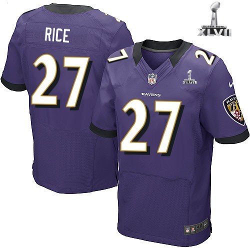 Nike Baltimore Ravens 27 Ray Rice Elite Purple 2013 Super Bowl NFL Jersey Cheap