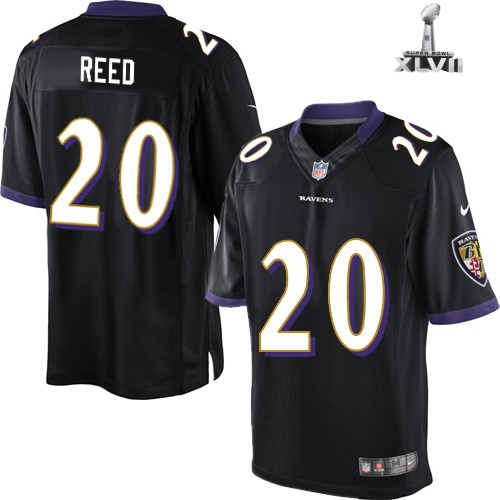 Nike Baltimore Ravens 20 Ed Reed Limited Black 2013 Super Bowl NFL Jersey Cheap