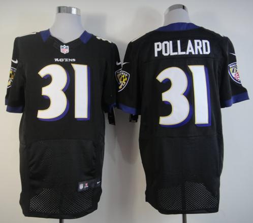 Nike Baltimore Ravens 31 Bernard Pollard Black Elite NFL Jerseys Cheap
