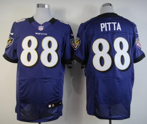 Nike Baltimore Ravens 88 Dennis Pitta Purple Elite NFL Jerseys Cheap