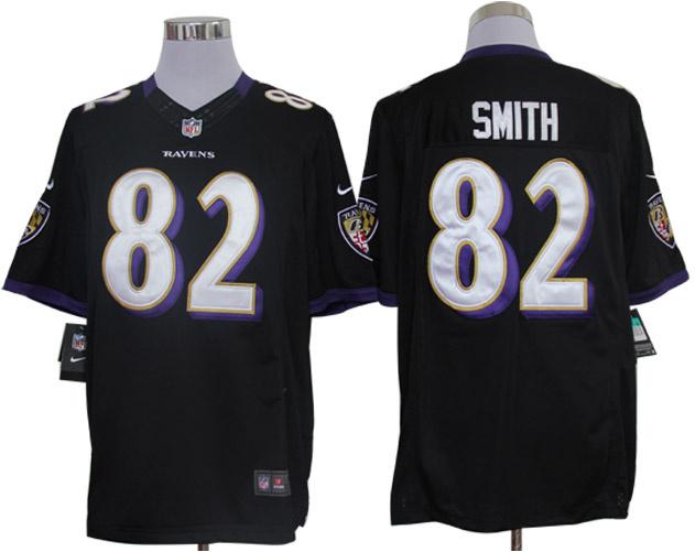 Nike Baltimore Ravens 82 Torrey Smith Black Game LIMITED NFL Jerseys Cheap