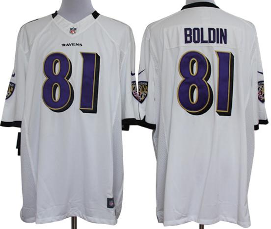Nike Baltimore Ravens 81 Anquan Boldin White Game LIMITED NFL Jerseys Cheap