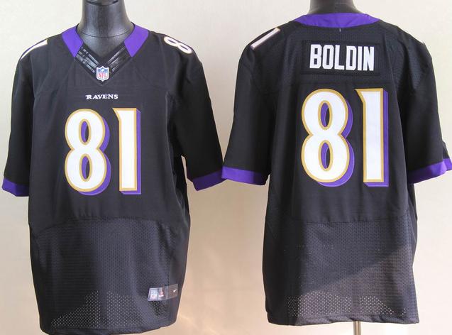Nike Baltimore Ravens 81 Anquan Boldin Black Elite Nike NFL Jerseys Cheap