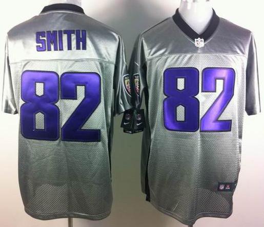 Nike Baltimore Ravens 82 Torrey Smith Grey Shadow NFL Jerseys Cheap
