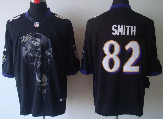 Nike Baltimore Ravens 82 Torrey Smith Black Helmet Tri-Blend Limited NFL Jersey Cheap