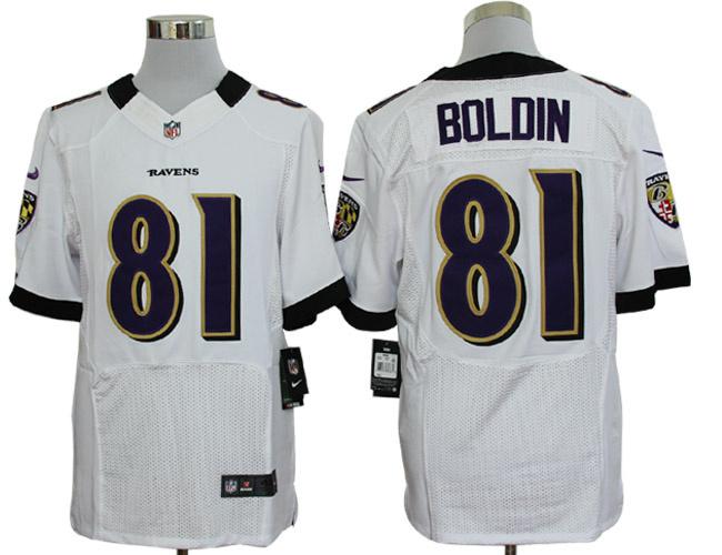 Nike Baltimore Ravens 81 Anquan Boldin White Elite Nike NFL Jerseys Cheap