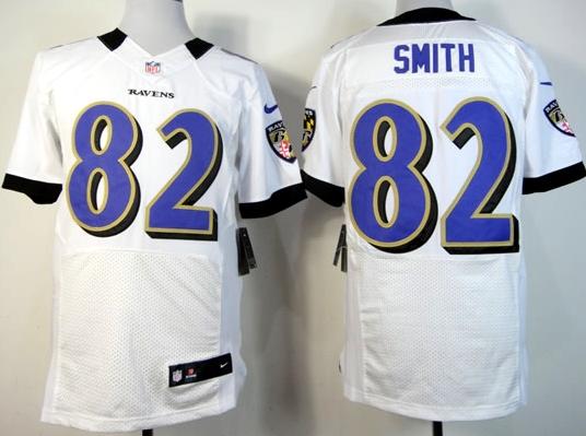 Nike Baltimore Ravens 82 Torrey Smith White Elite NFL Jerseys Cheap