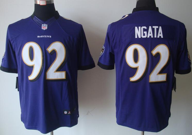 Nike Baltimore Ravens #92 Haloti Ngata Purple Game LIMITED NFL Jerseys Cheap