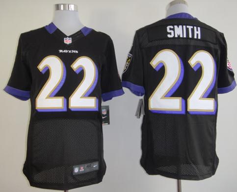 Nike Baltimore Ravens 22 Jimmy Smith Black Elite Nike NFL Jersey Cheap