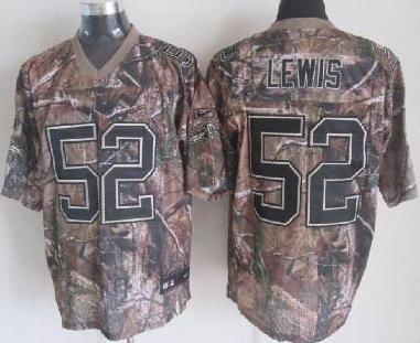 Nike Baltimore Ravens #52 Ray Lewis Camo Realtree Nike NFL Jersey Cheap