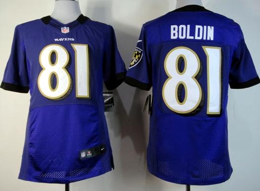 Nike Baltimore Ravens 81 Anquan Boldin Purple Elite Nike NFL Jerseys Cheap