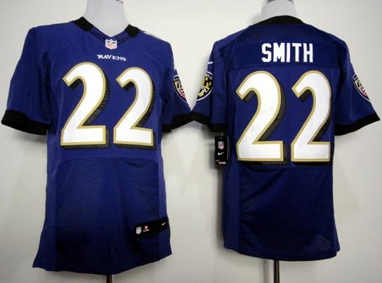 Nike Baltimore Ravens 22 Jimmy Smith Purple Elite Nike NFL Jersey Cheap