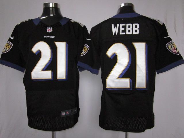 Nike Baltimore Ravens #21 Lardarius Webb Black Elite Nike NFL Jerseys Cheap