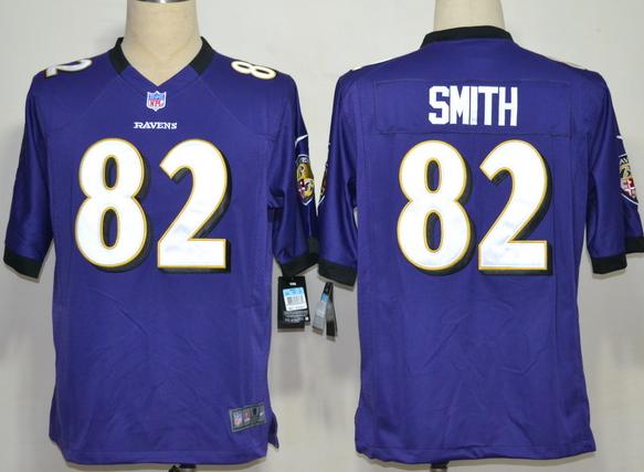 Nike Baltimore Ravens 82 Torrey Smith Purple Game Nike NFL Jerseys Cheap