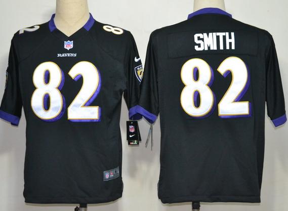 Nike Baltimore Ravens 82 Torrey Smith Black Game Nike NFL Jerseys Cheap