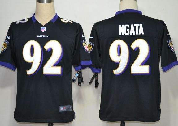 Nike Baltimore Ravens #92 Haloti Ngata Black Game Nike NFL Jerseys Cheap