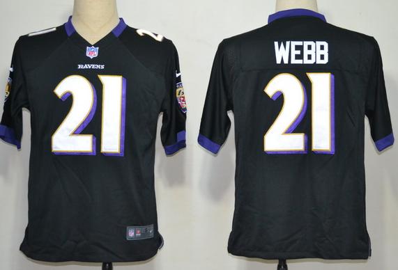 Nike Baltimore Ravens #21 Lardarius Webb Black Game Nike NFL Jerseys Cheap