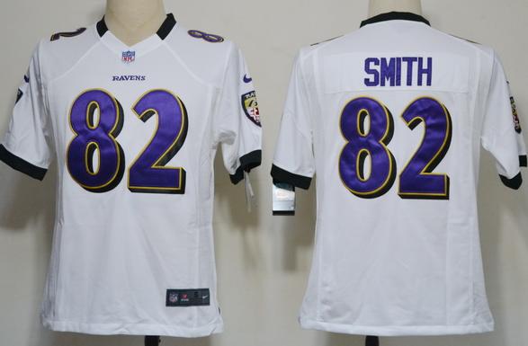 Nike Baltimore Ravens 82 Torrey Smith White Game Nike NFL Jerseys Cheap