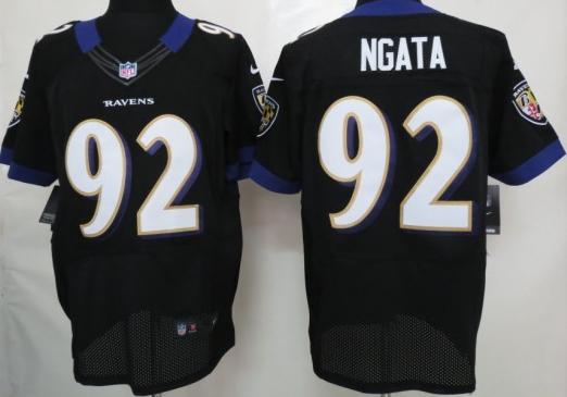 Nike Baltimore Ravens #92 Haloti Ngata Black Elite Nike NFL Jerseys Cheap