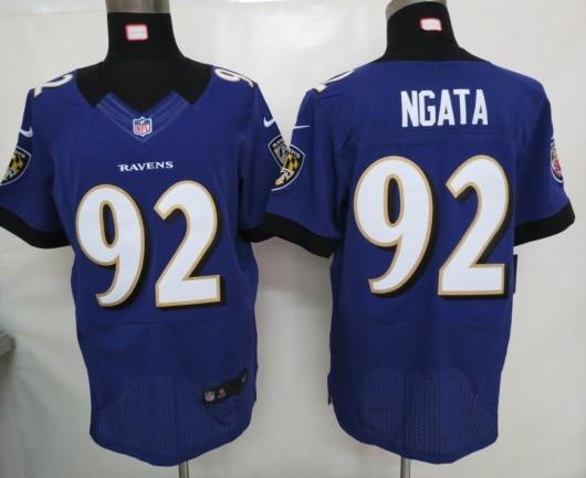 Nike Baltimore Ravens #92 Haloti Ngata Purple Elite Nike NFL Jerseys Cheap