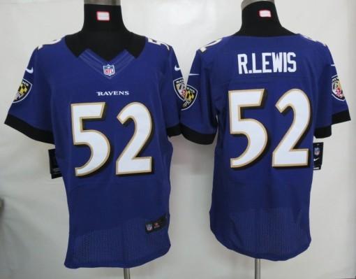 Nike Baltimore Ravens #52 Ray Lewis purple Elite Nike NFL Jerseys Cheap