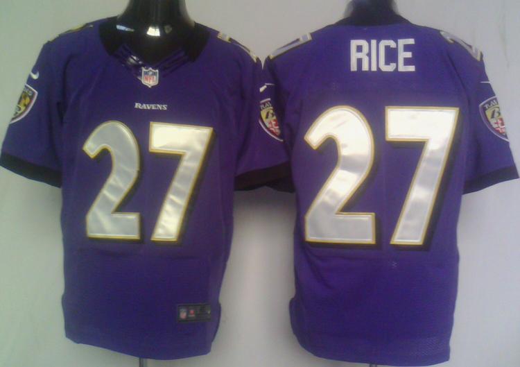 Nike Baltimore Ravens #27 Ray Rice Purple Elite Nike NFL Jerseys Cheap