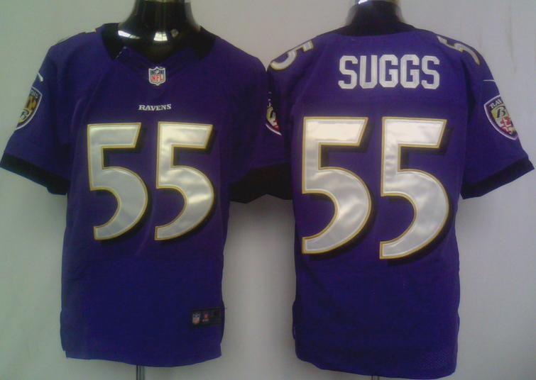 Nike Baltimore Ravens #55 Terrell Suggs Purple Elite Nike NFL Jerseys Cheap