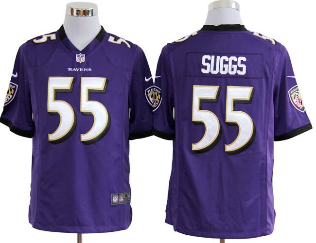 Nike Baltimore Ravens #55 Terrell Suggs purple Nike NFL Jerseys Cheap