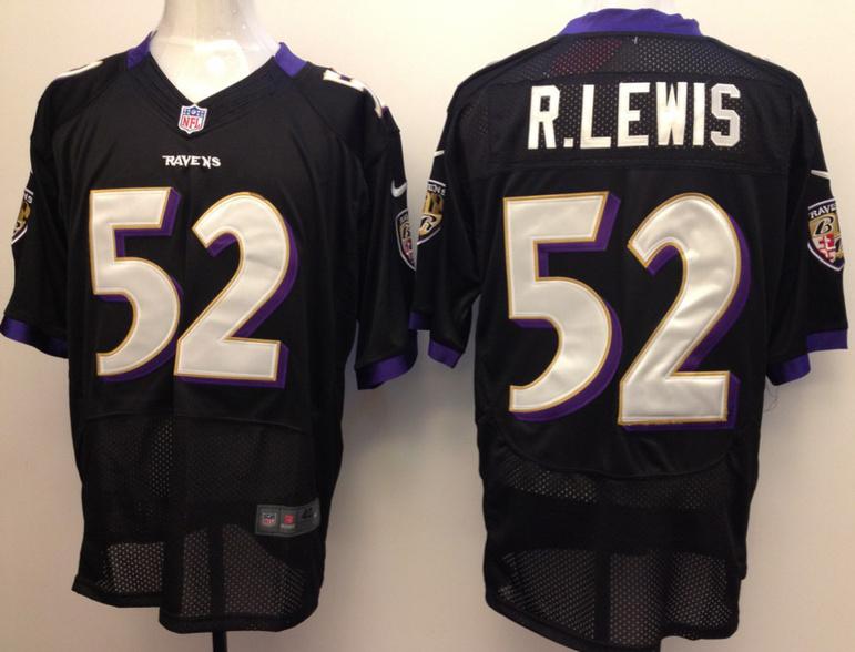 Nike Baltimore Ravens #52 Ray Lewis Black Nike NFL Jerseys Cheap