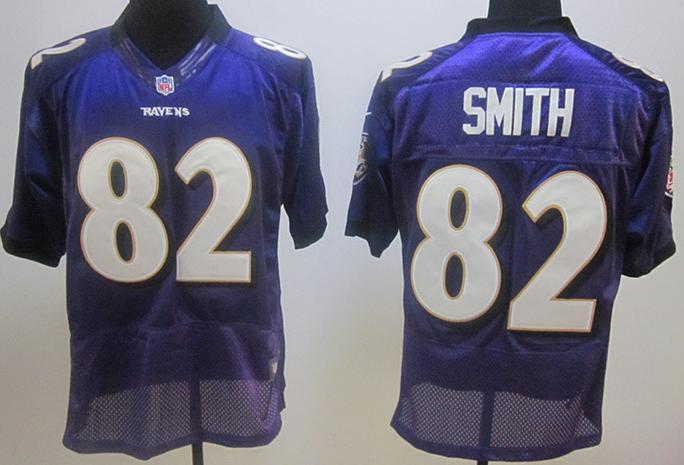 Nike Baltimore Ravens #82 Smith purple Nike NFL Jerseys Cheap