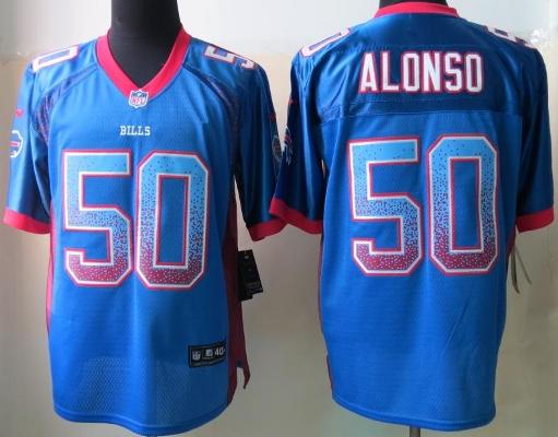Nike Buffalo Bills 50 Kiko Alonso Blue Drift Fashion Elite NFL Jerseys Cheap