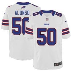 Nike Buffalo Bills #50 Kiko Alonso Elite White NFL Jerseys Cheap