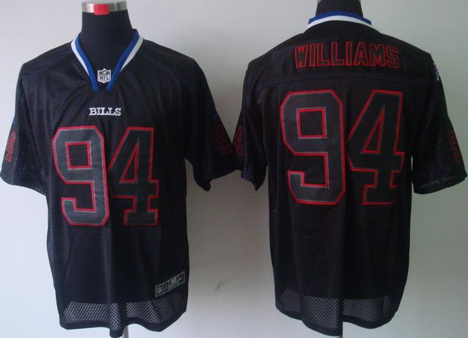 Nike Buffalo Bills 94 Mario Williams Light Out Black NFL Jerseys Cheap