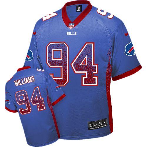 Nike Buffalo Bills #94 Mario Williams Royal Blue Drift Fashion Elite NFL Jerseys Cheap