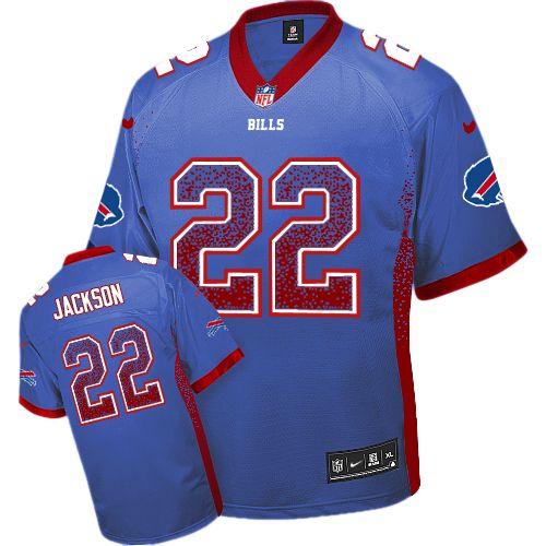 Nike Buffalo Bills #22 Fred Jackson Royal Blue Drift Fashion Elite NFL Jerseys Cheap