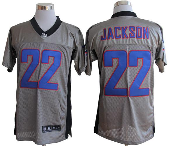 Nike Buffalo Bills 22# Jackson Grey Shadow NFL Jerseys Cheap