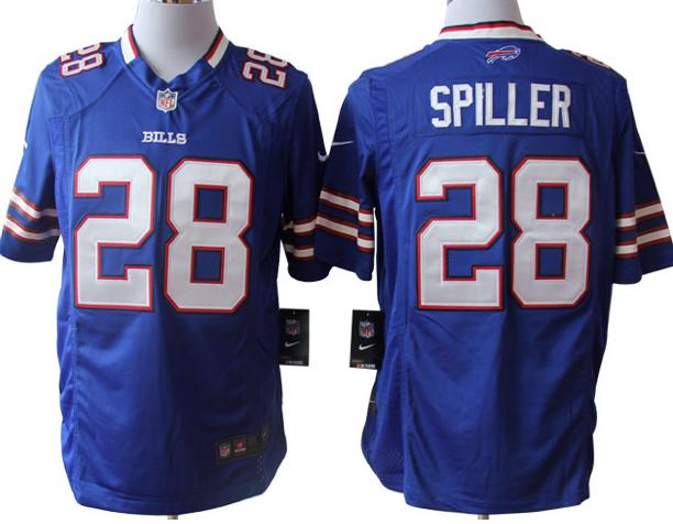 Nike Buffalo Bills 28# C.J. Spiller Blue Game NFL Jerseys Cheap
