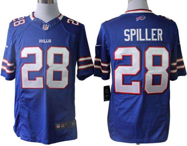 Nike Buffalo Bills 28# C.J. Spiller Blue Game LIMITED NFL Jerseys Cheap