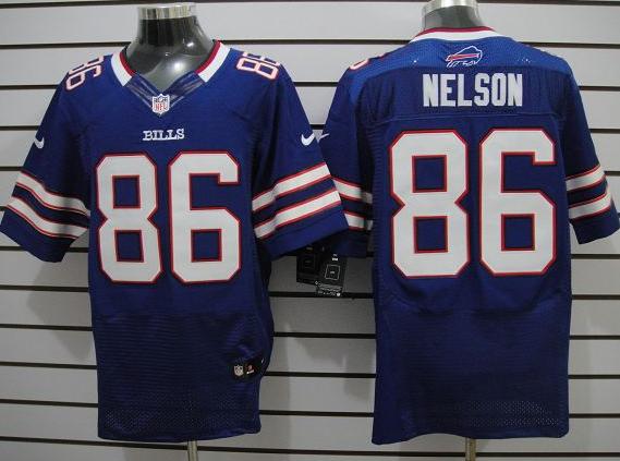 Nike Buffalo Bills 86 David Nelson Blue Elite NFL Jerseys Cheap